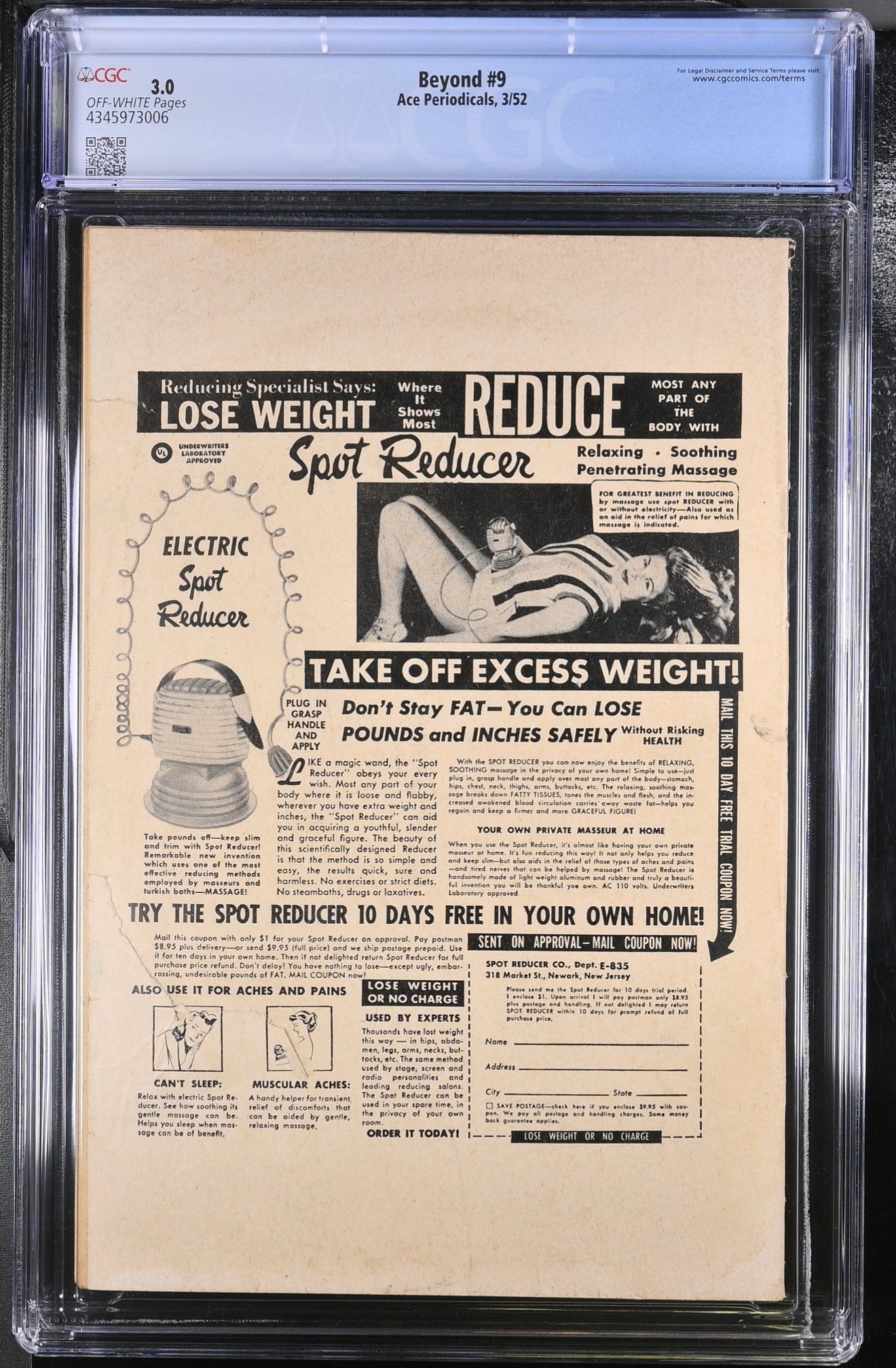 Beyond #9 CGC 3.0