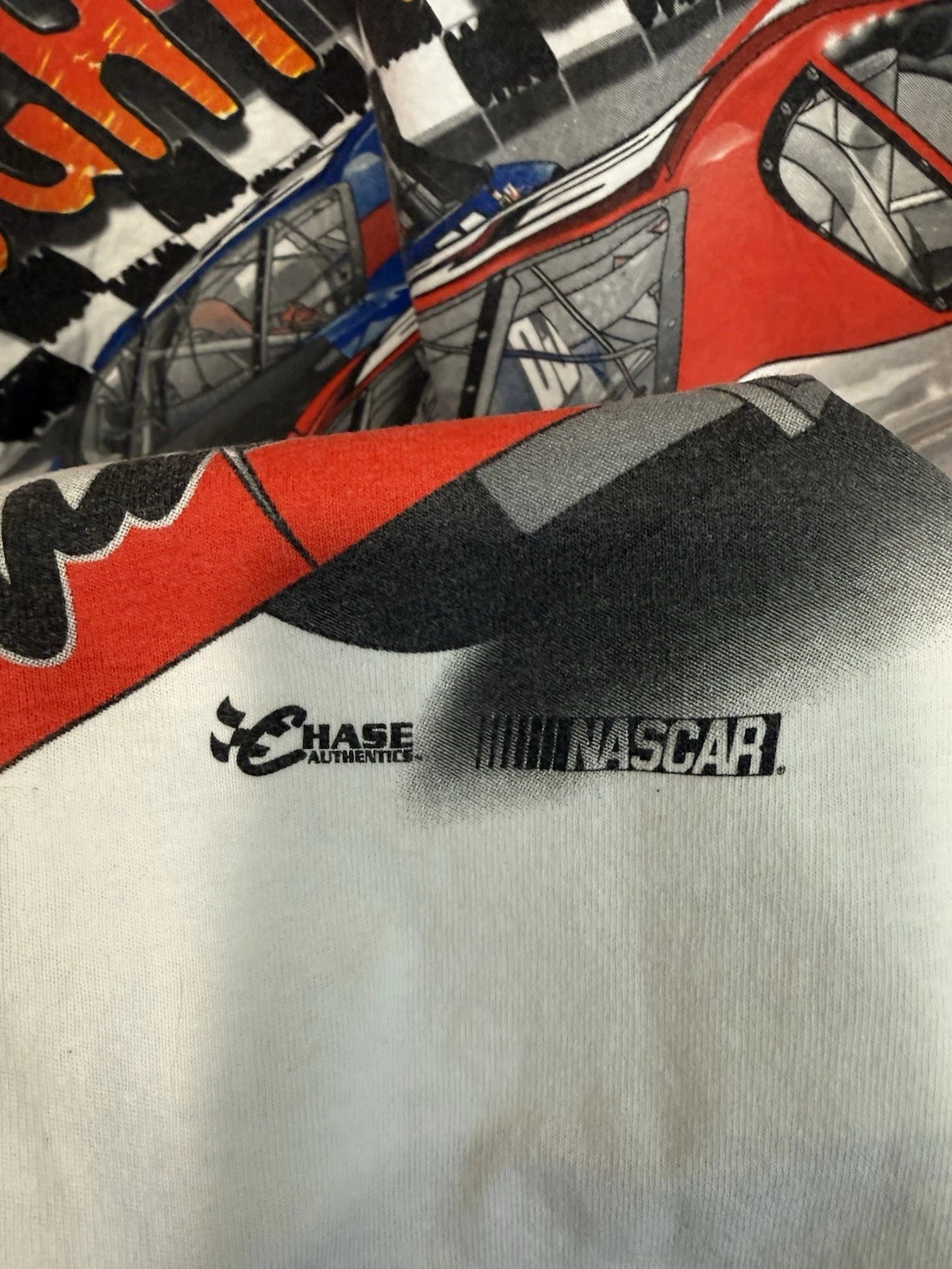 Vintage 2005 NASCAR Sharpie 500 All Over Print T-Shirt Mens Size XL 24x29 AOP