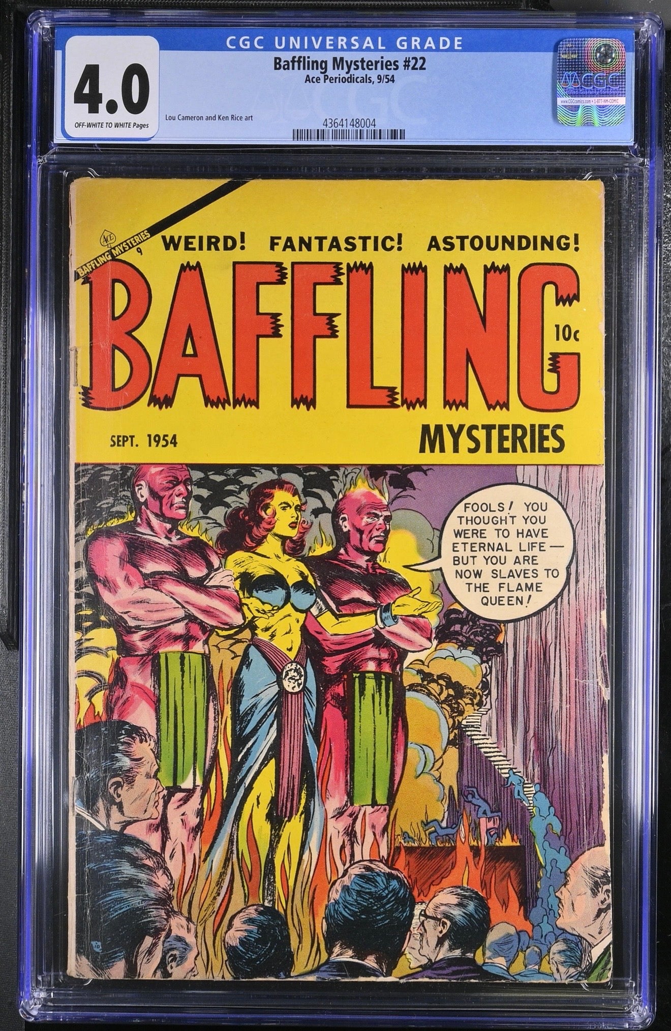 Baffling Mysteries #22 CGC 4.0