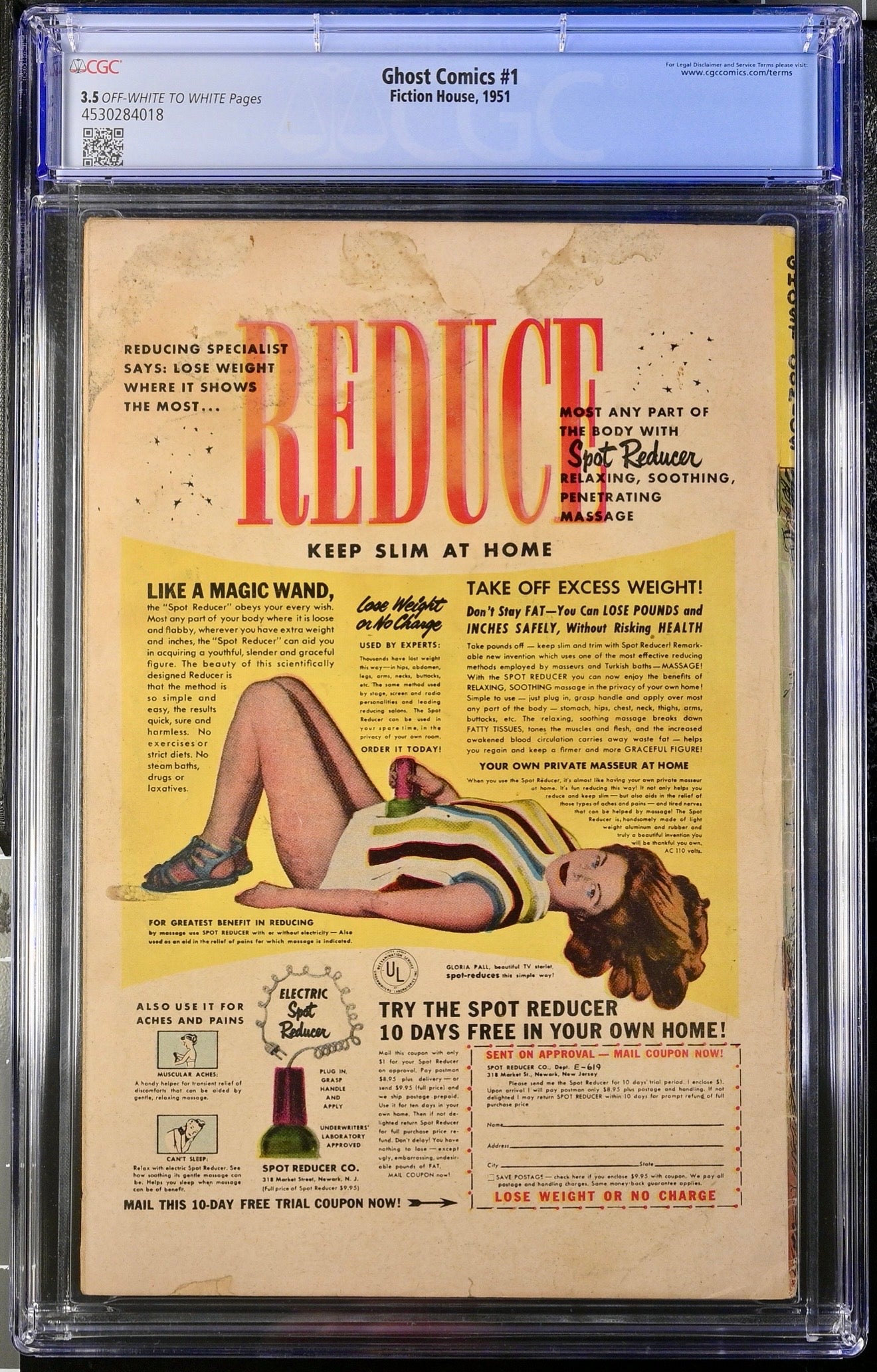 Ghost Comics #1 CGC 3.5