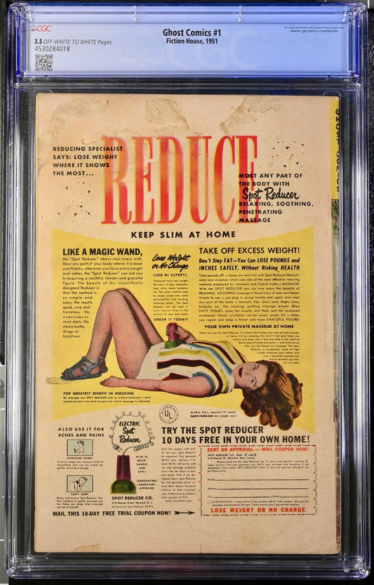Ghost Comics #1 CGC 3.5