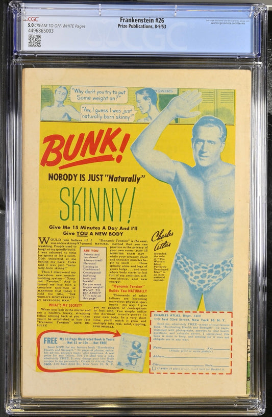 Frankenstein #26 CGC 5.0