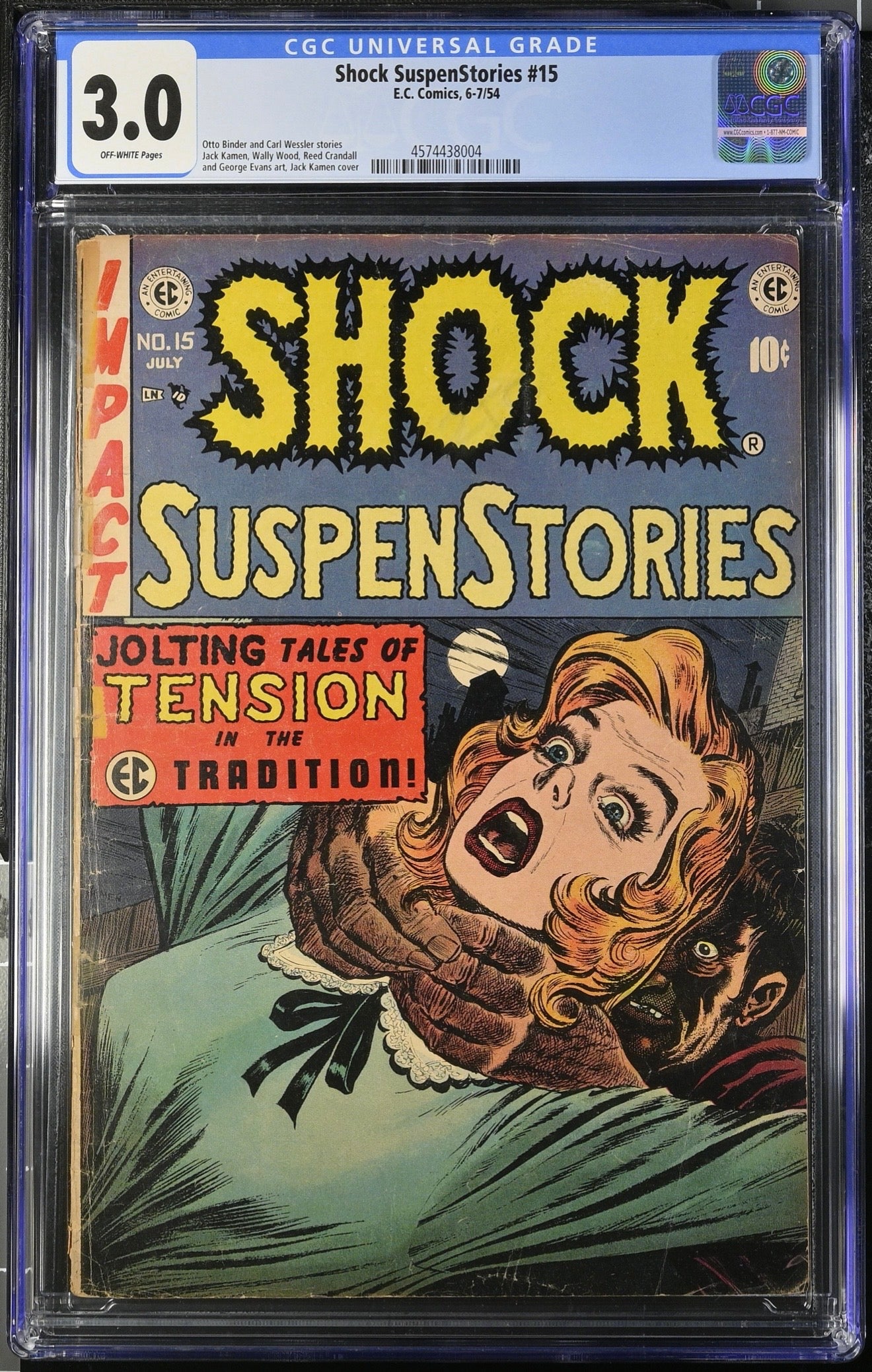Shock Suspenstories #15 CGC 3.0