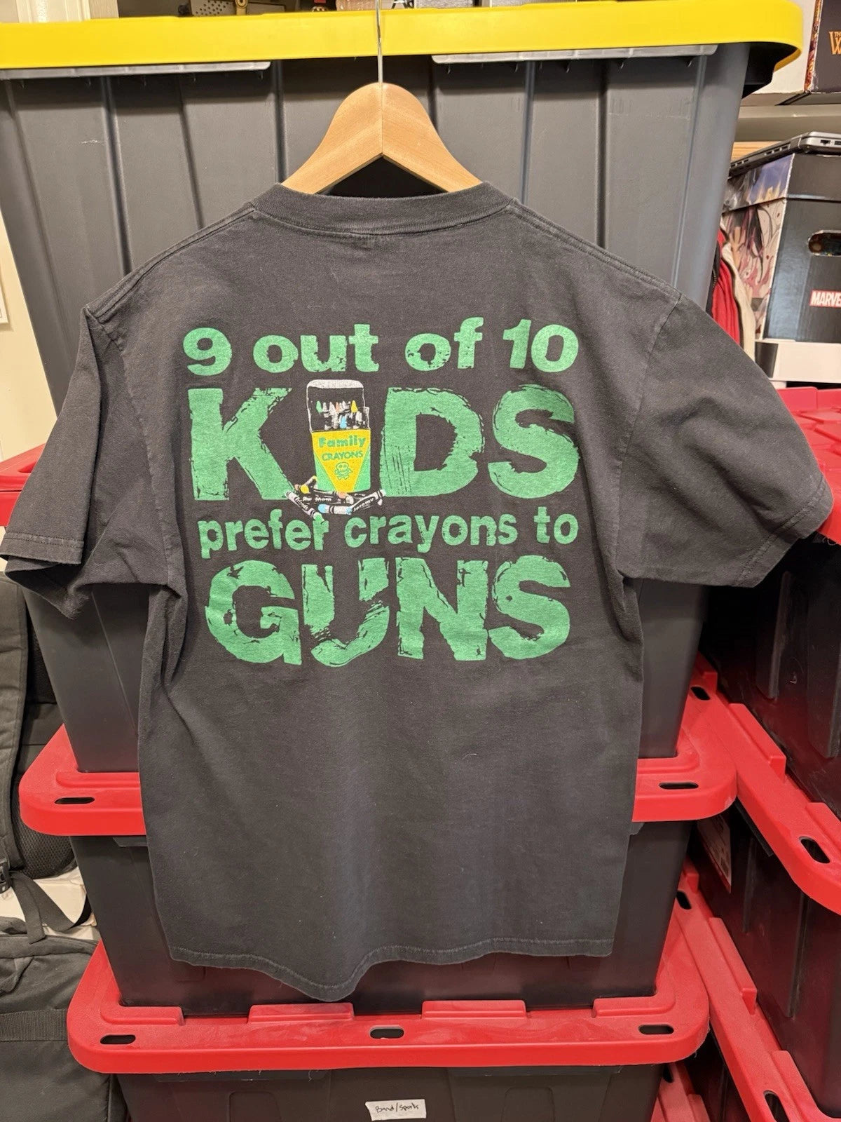 Vintage 1992 Pearl Jam "Choices" Kids Prefer Crayons Nice Man Size L 20.5x28 Tee