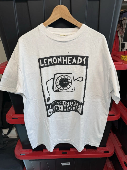 Vintage 90s Lemonheads Kindergartners Go Home Band T-Shirt Mens Size XL 23x28