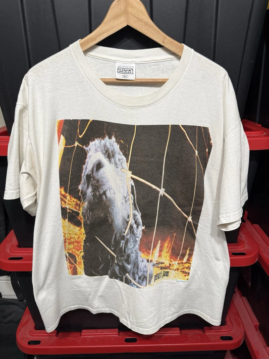 Vintage 1993 Pearl Jam Threadworm Band T-shirt Mens Size XL 23x27.5 Nice Man 90s