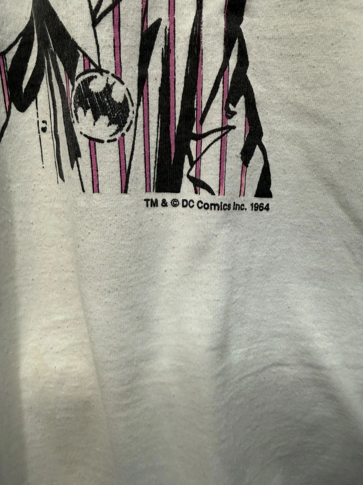 Vintage 80s The Joker Comic Art T Shirt White Mens Size XL 22x26 Batman USA Made