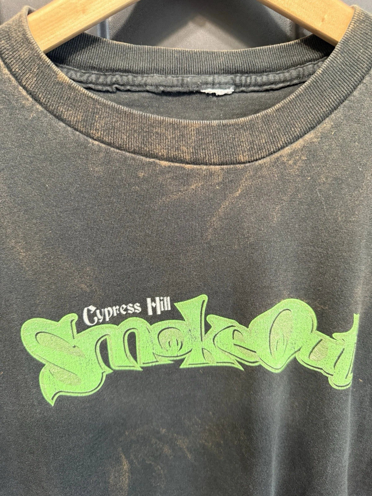 Vintage Y2K Cypress Hill Smoke Out Tour 2001 Band T-Shirt Mens Size L 22x28.5