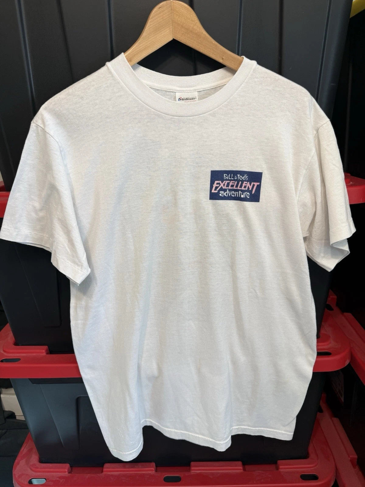Vintage 80s Bill & Ted's Excellent Adventure Movie Promo Shirt 1988 Size L 20x28