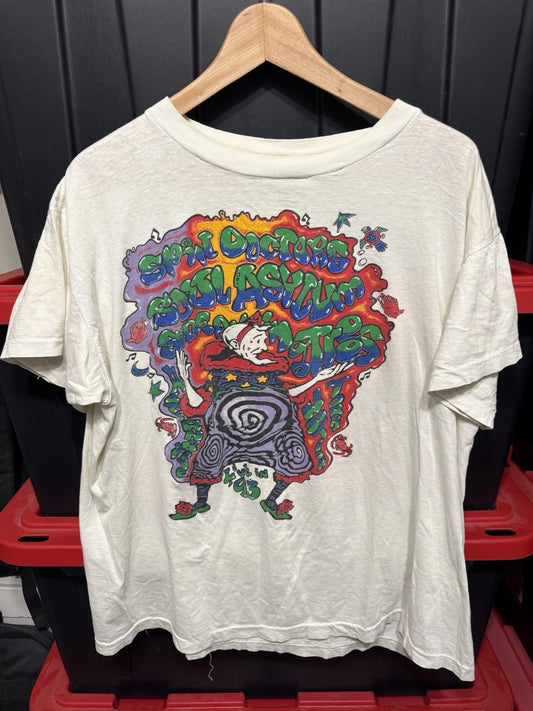Vintage 90s Spin Doctors Shirt Live in Concert '93 Mens Size L 21.5x25